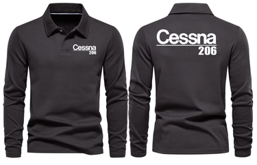 CESSNA 206 LONG SLEEVE POLO